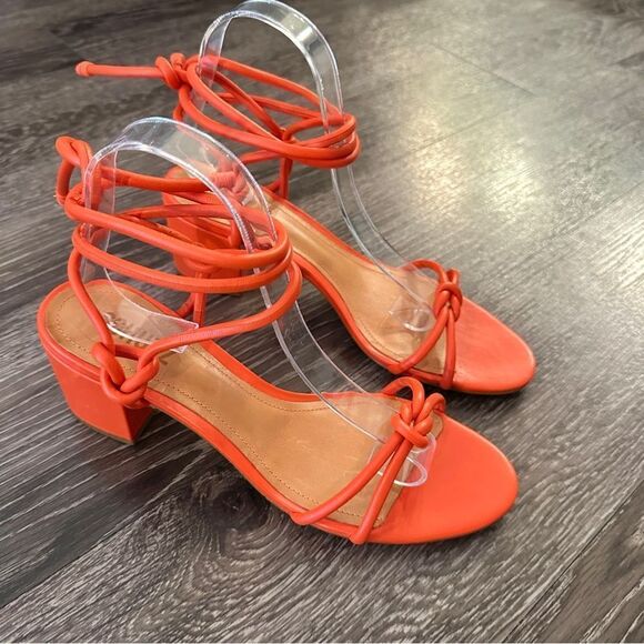 Schutz Nicky Mid Napa Sandal New - Picture 4 of 7